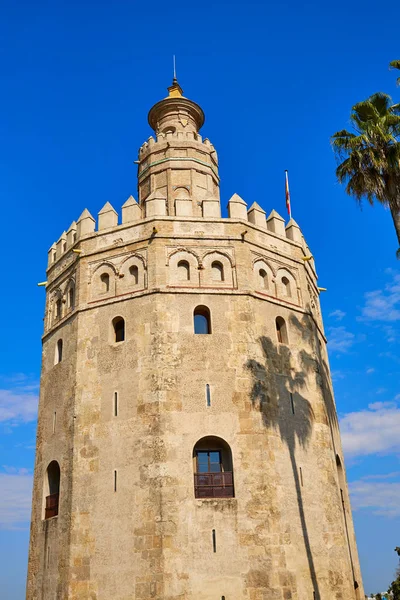 Sevilla Torre del Oro Turm in Sevilla Spanien — Stockfoto