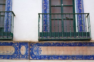 Triana barrio Seville cephe Andalusia İspanya