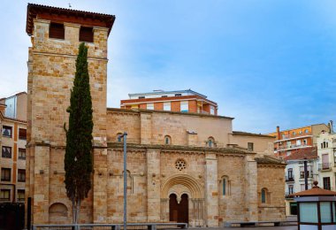 Zamora church of Santiago del Burgo Spain clipart