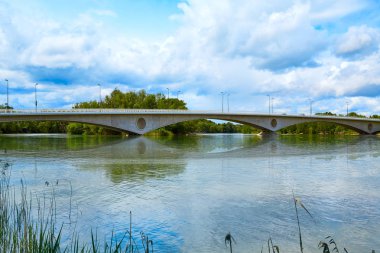 Zamora Poetas Duero Nehri İspanya köprü