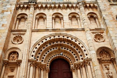 Zamora Cathedral door in Spain Via de la Plata