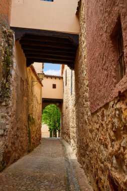 Zamora Calle Troncoso sokak arch İspanya