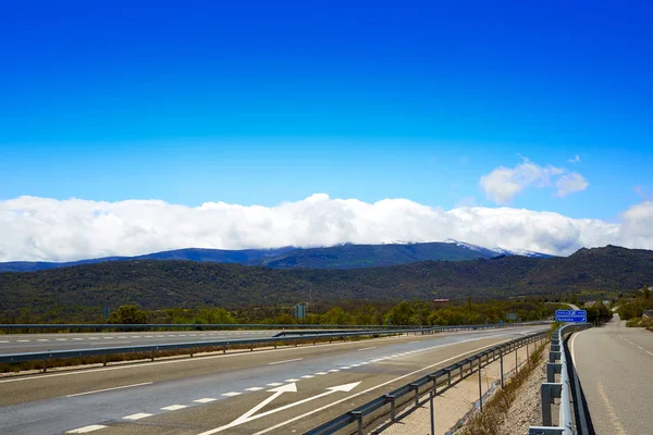 Via de la Plata road autovia A-66 in Spain — Stockfoto