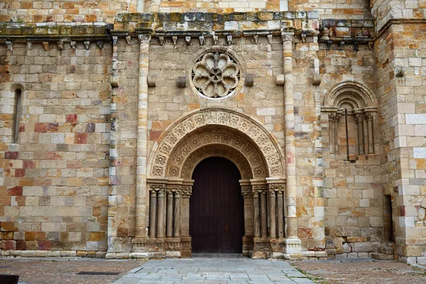 Zamora San Juan church in Plaza Mayor spain — Stock Photo, Image