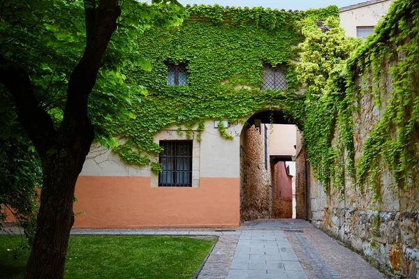 Zamora Calle Troncoso utcai arch Spanyolország — Stock Fotó