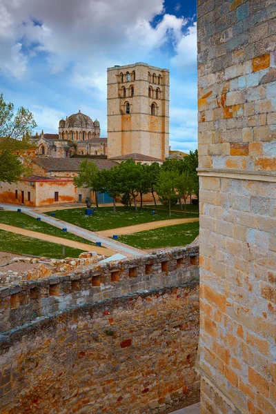 Catedral de Zamora em Espanha pela Via de la Plata — Fotografia de Stock