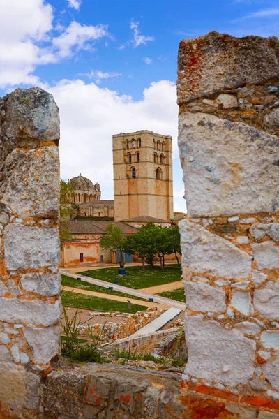 Zamora katedralen i Spanien av Via de la Plata — Stockfoto