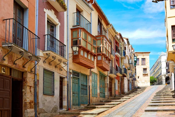 Zamora rua Balboraz em Espanha Via de la Plata — Fotografia de Stock