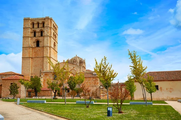 Zamora katedrális, által Via de la Plata Spanyolországban — Stock Fotó