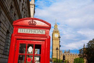 Londra İngiltere'de Big ben Saat Kulesi
