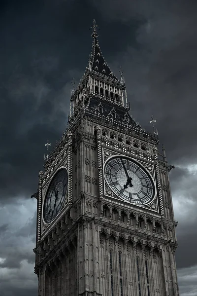 Big Ben Relógio Torre em Londres Inglaterra — Fotografia de Stock