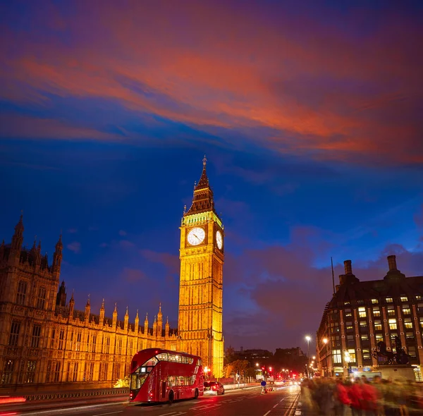 Torre del Reloj Big Ben en Londres Inglaterra — Foto de Stock