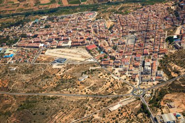Riba-Roja Ribarroja del Turia village aerial