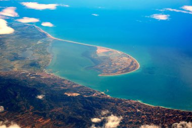 Deltebre hava Delta Ebro nehrine Tarragona