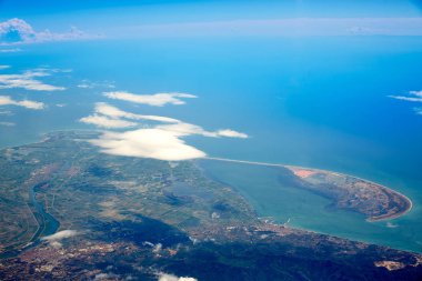 Deltebre hava Delta Ebro nehrine Tarragona