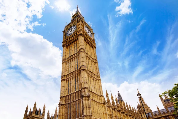 빅 벤 런던 시계탑 영국 템스 — 스톡 사진