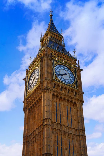 Londra İngiltere'de Big ben Saat Kulesi — Stok fotoğraf