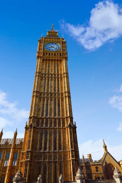 Londra İngiltere'de Big ben Saat Kulesi — Stok fotoğraf