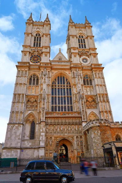 Londen Westminster Abbey gevel — Stockfoto