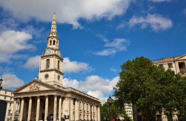 Londra Trafalgar Square St Martin Kilisesi