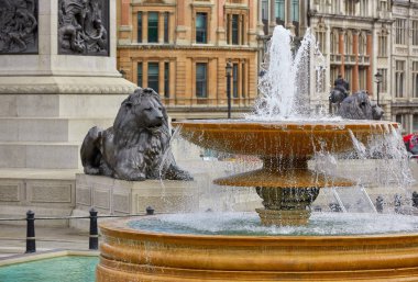 İngiltere'de Londra Trafalgar Meydanı