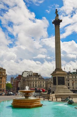 İngiltere'de Londra Trafalgar Meydanı