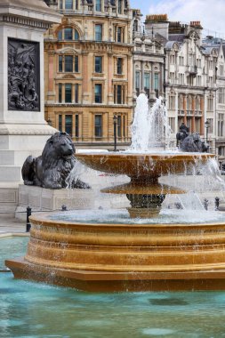 İngiltere'de Londra Trafalgar Meydanı