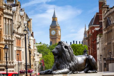 İngiltere'de Londra Trafalgar Meydanı