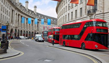 İngiltere'de Londra Piccadilly Circus