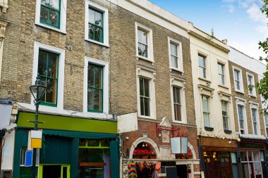 Londra Portobello road Market İngiltere'de vintage büyütme