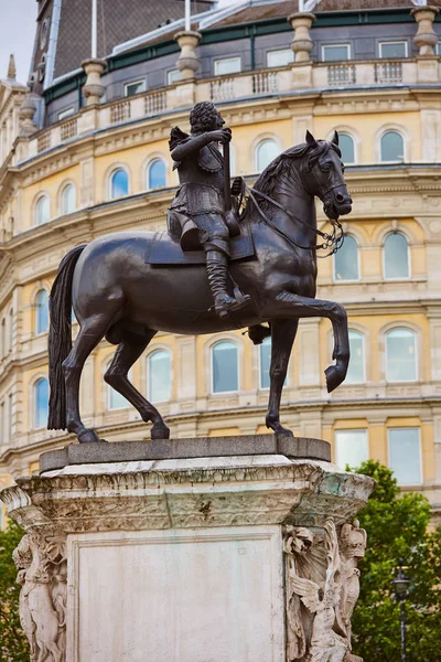 Londra Trafalgar Square Re Carlo I — Foto Stock