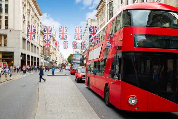 London Bus Oxford Street w1 Westminster — Stockfoto