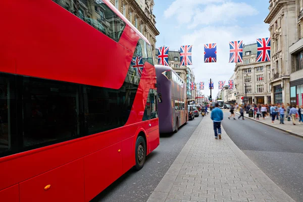 London Bus Oxford Street w1 Westminster — Stockfoto