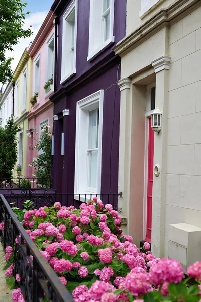 London Portobello road Market flowers in UK — Stock Photo, Image