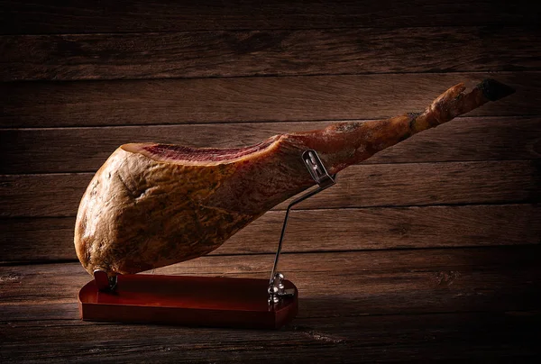 Iberian ham pata negra from Spain — Stock Photo, Image