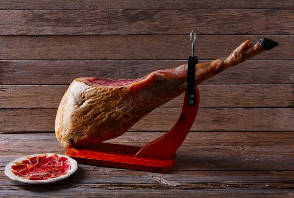 Iberisk skinka pata negra från Spanien — Stockfoto