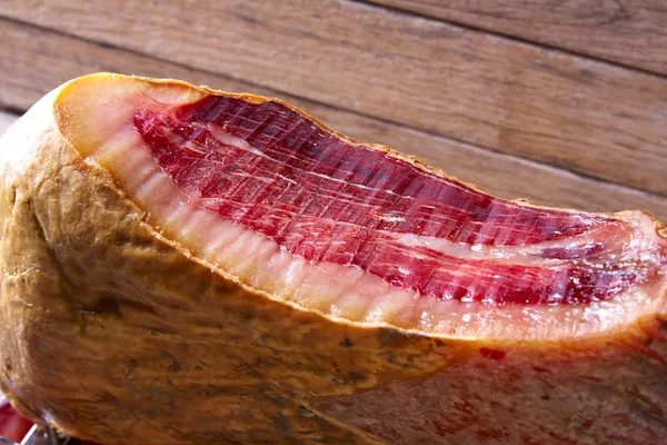Iberian ham pata negra from Spain — Stock Photo, Image