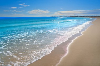 Valencia İspanya Akdeniz Beach'te Pinedo