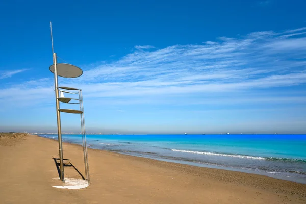 El Saler strand van Valencia aan Middellandse Zee — Stockfoto