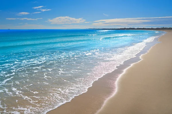 Pinedo strand in Valencia Spanje Middellandse Zee — Stockfoto