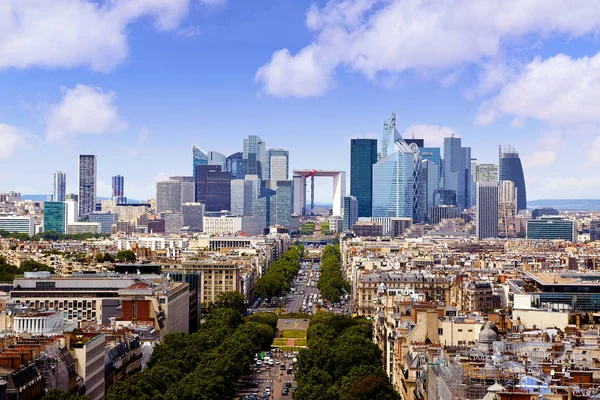 Paris skyline vue aérienne France — Photo