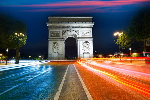 Arc de Triomphe Paris kemer zafer — Stok fotoğraf