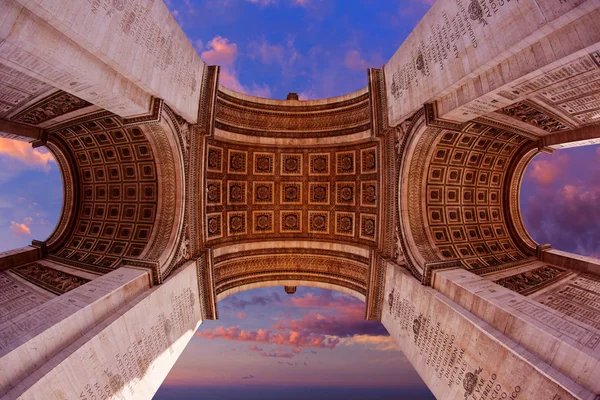 Arc de Triomphe in Paris Arch of Triumph — Stock Photo, Image