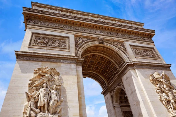 Arc de Triomphe in Paris Arch of Triumph — Stock Photo, Image