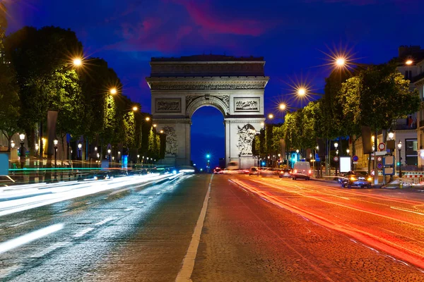 Arco del Triunfo en París Arco del Triunfo — Foto de Stock