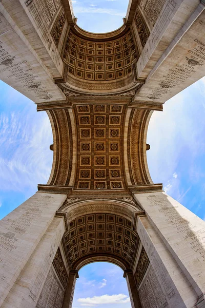 Arc de Triomphe in Paris Arch of Triumph — Stock Photo, Image