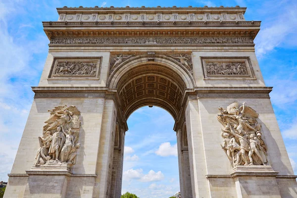 Arc de Triomphe in Paris Arch of Triumph — Stock Photo, Image