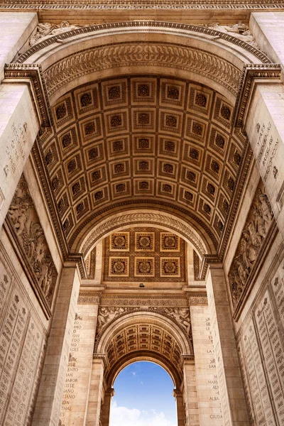 Arco di Trionfo a Parigi Arco di Trionfo — Foto Stock