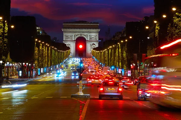 Arc de Triomphe a párizsi Diadalív — Stock Fotó