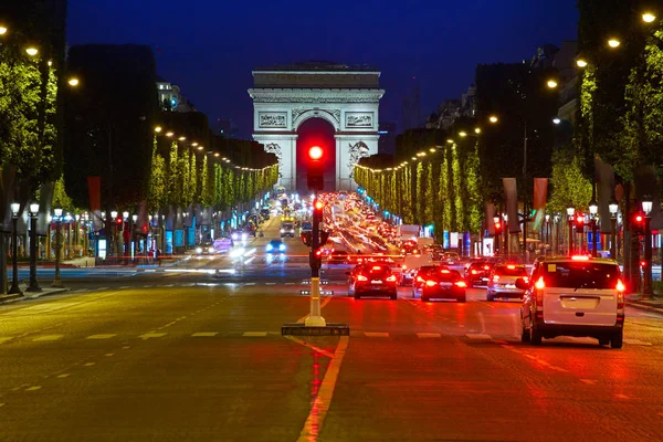 Arco do Triunfo em Paris Arco do Triunfo — Fotografia de Stock